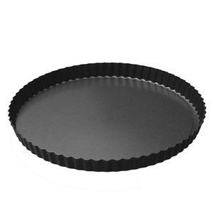 Round Non Stick Tart Pan Set Wavy Edge Cake <b>Mold</b> Baking Pan For Pie Quiche Pizza - Product Image 4