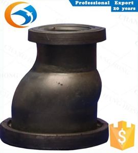 पाइप फिटिंग के लिए उच्च दबाव जस्ता प्लेटेड कार्बन स्टील रेड्यूसर रबर लचीला संयुक्त - Product Image 2