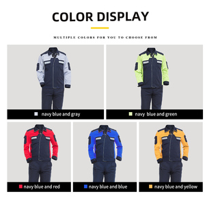 Tuta <span class=keywords><strong>da</strong></span> <span class=keywords><strong>Lavoro</strong></span> Intera Traspirante con Logo Personalizzato per Edilizia Stradale <span class=keywords><strong>Abbigliamento</strong></span> <span class=keywords><strong>da</strong></span> <span class=keywords><strong>Lavoro</strong></span> Riflettente di Sicurezza - Product Image 3