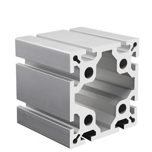 Profilé d'extrusion <span class=keywords><strong>100x100</strong></span> en tube carré creux en aluminium, <span class=keywords><strong>barre</strong></span> en aluminium robuste 100*100, profilé industriel en alliage d'aluminium anodisé - Product Image 1