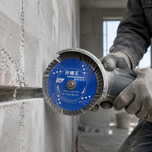 <span class=keywords><strong>Disco</strong></span> diamantato segmentato da 156 mm per scanalatura <span class=keywords><strong>a</strong></span> secco, per calcestruzzo, con foro da 22,23 mm per smerigliatrice angolare - Product Image 1