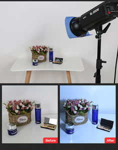 Ensemble de 16 gels de correction de couleur 22x24cm, papier filtre couleur, haute transmission de la lumière, léger, accessoires de studio photo - Product Image 2