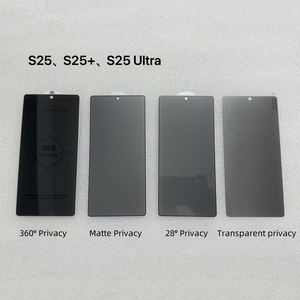 Película de vidrio templado de alta alúmina galvanizada para <span class=keywords><strong>Samsung</strong></span> S25 Ultra 9H Dureza Desbloqueo de huellas dactilares Protector DE PANTALLA DE PRIVACIDAD - Product Image 5