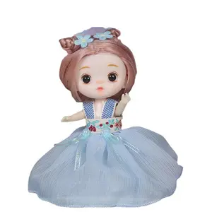 Mini 12cm carino loli principessa bambola portachiavi giocattolo