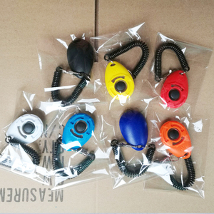 Venta al por mayor logotipo personalizado sonido dejar de ladrar entrenamiento silbato redondo perro <span class=keywords><strong>Clicker</strong></span> - Product Image 6