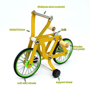 Juguete Ecológico para Pájaros 2026, Mini Bicicleta de Cuatro Ruedas, Entrenamiento de Inteligencia para Loros, Interactivo, Divertido, de Metal, Plástico y Madera - Product Image 3