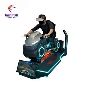เครื่องเล่นเกมจำลองการขับขี่มอเตอร์ไซค์และรถยนต์เสมือนจริง 9 มิติ แบบอาร์เคดเรซซิ่ง - Product Image 1