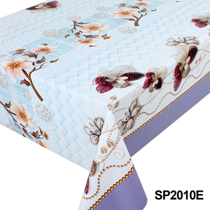 Nappe en PVC à imprimé floral, linge de table imperméable, résistant à l'huile, lavable, housse de table en vinyle pour salle à manger, décoration de la maison - Product Image 6