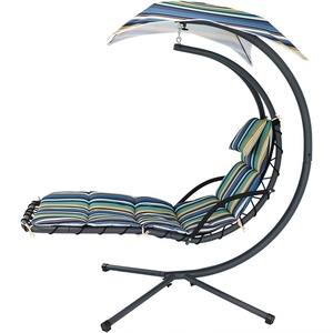 <span class=keywords><strong>Hamaca</strong></span> <span class=keywords><strong>colgante</strong></span> al aire libre Silla de oscilación rayas con dosel - Product Image 1