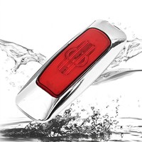 Feu de position latéral LED module Bowtie blanc bleu ambre vert rouge 12V 24V pour camion remorque camping-car étanche