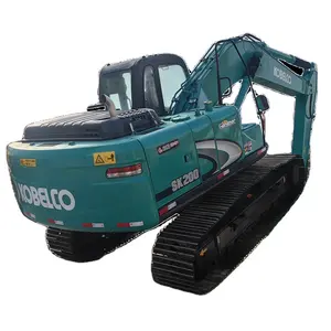Superior Original Secondhand Excavator 20 Ton Kobelco SK200 Used Excavator Construction Machinery Cheap Price For Sale