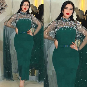 Vêtements pour femmes <span class=keywords><strong>robe</strong></span> <span class=keywords><strong>de</strong></span> <span class=keywords><strong>soirée</strong></span> islamique <span class=keywords><strong>de</strong></span> luxe perles strass manches longues <span class=keywords><strong>robe</strong></span> <span class=keywords><strong>de</strong></span> mariée musulmane <span class=keywords><strong>de</strong></span> fête - Product Image 3