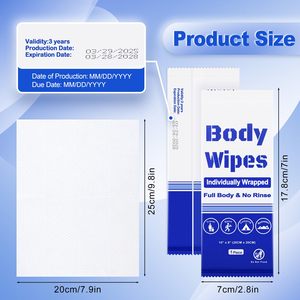 Lingettes humides jetables populaires en non-tissé spunlace, emballées individuellement, rafraîchissantes, pour compagnies aériennes et restaurants, serviettes de visage humides - Product Image 2