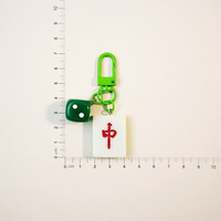 Nouveaux porte-clés en acrylique style Mahjong, porte-clés tuiles chinoises, cadeaux pour les amateurs de Mahjong, cadeaux de fête, porte-clés Mahjong pour femmes