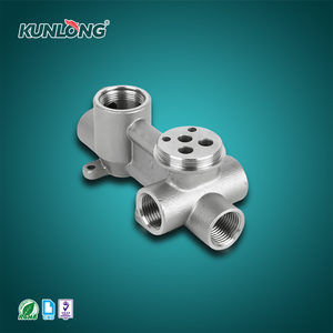 Camisetas de acero inoxidable de 1/2 "con accesorios de tubería de codo de 5 vías en forma de T estándar ISO herméticos de buena calidad SUS304 personalizar - Product Image 3