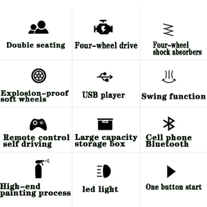 12 वी उच्च गुणवत्ता वाली बैटरी कार रिचार्जेबल बच्चों इलेक्ट्रिक राइड-ऑन कार <span class=keywords><strong>3</strong></span> + वर्षों के लिए - Product Image 6