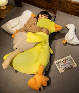 Offre Spéciale Force Marchand En Gros Blanc Jaune Oie En Peluche Oreiller grand Jaune Canard En Peluche Jouet - Product Image 6