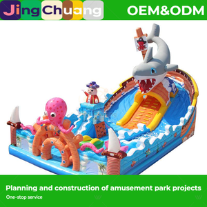 Juguetes para Jugar al Aire Libre, Nuevo Proyecto de Diversión, Tobogán Inflable Grande, Castillo Inflable para Niños, Trampolín, Venta al Por Mayor - Product Image 5