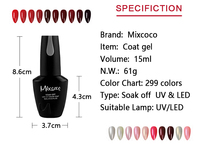 15 ml manucure Nail Art peinture Salon fournitures marque privée Gel vernis UV Gel ensembles émail vernis LED UV Gel vernis à ongles ensemble