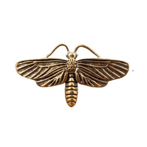 Figurine de malvaison vintage en laiton émergeant d'un cocon, décoration d'intérieur, figurine de thé, artisanat en bronze - Product Image 5