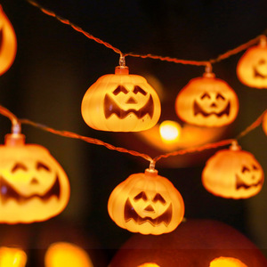 Vente flash d'Halloween : Citrouille LED gonflable en plastique, lanterne <span class=keywords><strong>Jack</strong></span>-<span class=keywords><strong>o</strong></span>'-<span class=keywords><strong>lantern</strong></span>, guirlande lumineuse décorative pour Halloween, maison hantée, lumières décoratives pour fête - Product Image 4