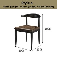 Table à manger rectangulaire en bois massif de style industriel rétro avec ensemble de chaises pour bar, restaurant, café, salle à manger