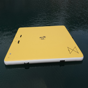 5ft thả khâu du thuyền phao cho bãi biển và hồ <span class=keywords><strong>Inflatable</strong></span> nổi Dock nền tảng với lưới và con chó đoạn đường nối - Product Image 5