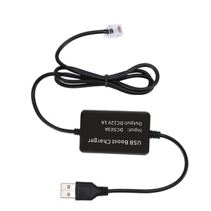 Cable de alimentación USB elevador de voltaje 5V/9V a 12V para detector de radar RJ11 y cámara de salpicadero de coche, cable reductor de voltaje L148 - Product Image 3