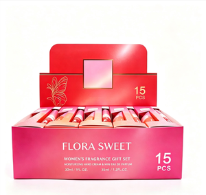 Set di <span class=keywords><strong>Profumo</strong></span> Floreale Liquido da Viaggio 35ml e Lozione Corpo Mini 30ml per Uso Quotidiano Femminile a Lunga Durata - Product Image 2