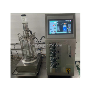 Pilot Glass Stainless Steel Sewage Compost Yeast <strong>Fermenter</strong> <strong>Bioreactor</strong> for Food Waste - Product Image 1