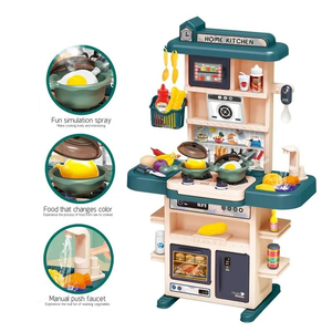 Ensemble de cuisine tendance avec son et lumière, jouet d'imitation, ensemble de jouets de cuisine réalistes, jouets éducatifs pour enfants - Product Image 5