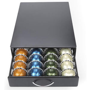 <span class=keywords><strong>Nespresso</strong></span> Vertuoline Porte-capsules Tiroir Organisateur de rangement Distributeur de dosettes de café Vertuo en <span class=keywords><strong>m</strong></span>étal Capacité de 40 unités - Product Image 3