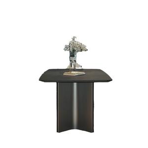 Ensemble table et chaises de salle à manger Shilen, style italien moderne, plateau noir, 6 pièces, rectangulaire, gain de place - Product Image 4