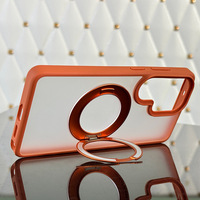 Coque de téléphone personnalisée avec photo, en TPU+PET, support magnétique, coussin d'air, design métallique, votre image, étui artistique personnalisé pour /