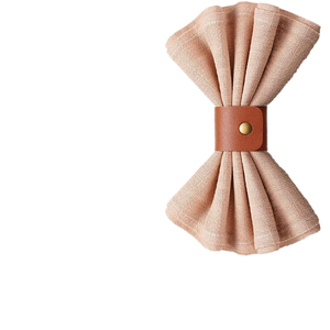 ที่ใส่กระดาษเช็ดปากแบบพับได้ ดีไซน์ลายดอกไม้ ทำจากหนังทนทาน เหมาะสำหรับงานเลี้ยงในร้านอาหารตะวันตกและโรงแรม - Product Image 1