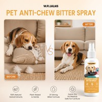 Spray anti-mastication de luxe OEM ODM pour chiens et chats, usage quotidien, en plastique écologique, formule naturelle non toxique à base de plantes