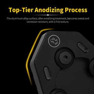 อุปกรณ์เสริมรถจักรยานยนต์ขายส่ง ขาตั้งข้างอะลูมิเนียมอัลลอยด์สีดำ ขยายฐานสำหรับ YAMAHA BWS ZUMA - Product Image 5