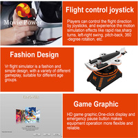 Simulateur de vol VR Flying Machine avec joystick et cadre en aluminium pour utilisation en centre commercial intérieur