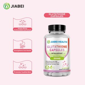 Capsule di GLUTATIONE OEM, Integratore Sbiancante Anti-Età per la Salute dell'Intestino, Vitamine all'Ingrosso per Adulti, Collagene - Product Image 5
