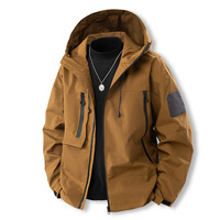 Chaqueta Softshell Delgada con Cremallera, Impermeable y Cortavientos, Deportiva, Casual, para Hombre, con Logotipo Personalizado en la Parte Delantera, para Invierno, Caza y Actividades al Aire Libre
