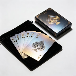 Cartes de poker en plastique PVC OEM avec logo personnalisé imprimé, fabrication en usine - Product Image 6
