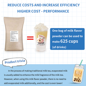 Venta caliente té de burbujas en polvo fabricante rico aroma lechoso sabores de leche instantánea burbuja Boba té miel dulce <span class=keywords><strong>tapioca</strong></span> - Product Image 6