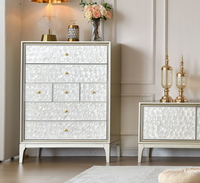 Meuble TV de style américain, luxe léger, unité de rangement domestique en bois massif de qualité supérieure, ensemble console TV et table basse pour salon.