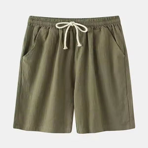 Pantalones cortos duraderos de senderismo de secado rápido, ajuste relajante, patrón sólido, ropa de vacaciones en la playa, cierre con cordón, resistente al agua, antiarrugas - Product Image 3