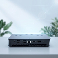 Mini PC para Juegos con Intel Core I7 1165G7 de 11.ª Generación, 4 Núcleos, 8 Subprocesos, 2.8GHz hasta 4.7GHz, 2x M.2 NVME SSD, WIFI6, Tres Pantallas, Ventilador