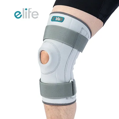 E-Life E-KN070 오픈 patellar를 가진 정형외과 내neoprene 무릎 안정제 의학 조정가능한 관절염 무릎 부목 지원