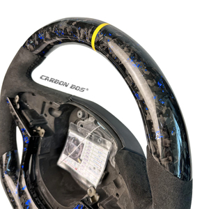 <span class=keywords><strong>Volante</strong></span> <span class=keywords><strong>Deportivo</strong></span> de Cuero de Gamuza y Fibra de Carbono Azul Forjado <span class=keywords><strong>para</strong></span> Holden VF Holden VE <span class=keywords><strong>Chevy</strong></span>, <span class=keywords><strong>Volante</strong></span> Commodore Mejorado - Product Image 4