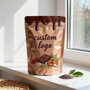 Sachets Doypack Personnalisés en Plastique Recyclable Écologique, Emballage Anti-Humidité pour Barres de Céréales Biologiques et Poudre de Thé Herbal - Product Image 1