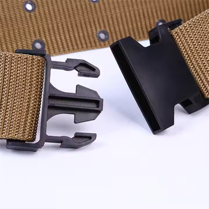 เข็มขัดยุทธวิธีไนลอนคุณภาพสูง ยืดหยุ่น สวมใส่สบาย พร้อมโลโก้สั่งทำ หัวเข็มขัดเหล็ก แข็งแรงทนทาน อุปกรณ์เสริมสำหรับเจ้าหน้าที่รักษาความปลอดภัย - Product Image 6