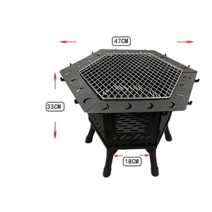 Horno de carbono para barbacoa antigua, estufa de té naranja portátil para interior/exterior para Cocinar en casa y acampar, horno de té asado - Product Image 2
